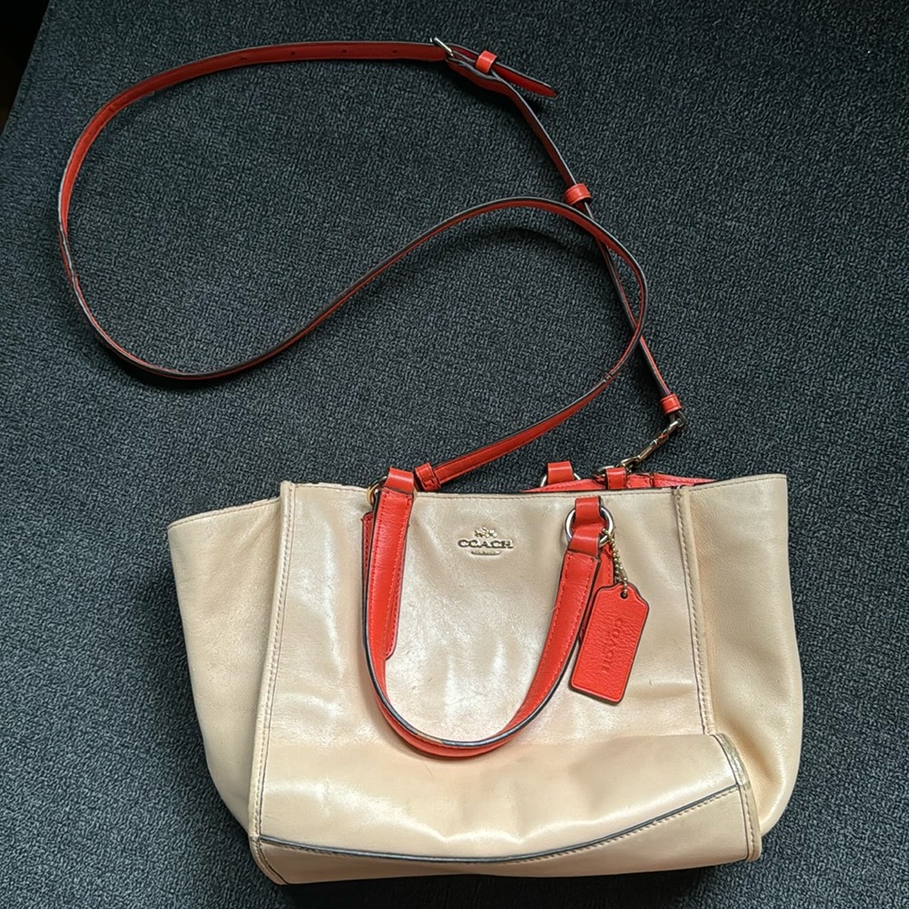 Coach mini crosby color block crossbody